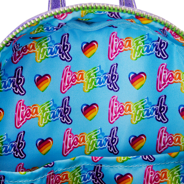 Loungefly Lisa Frank Color Block Mini Backpack