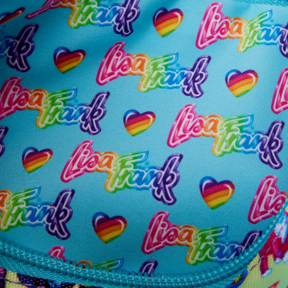 Loungefly Lisa Frank Characters AOP Pouch