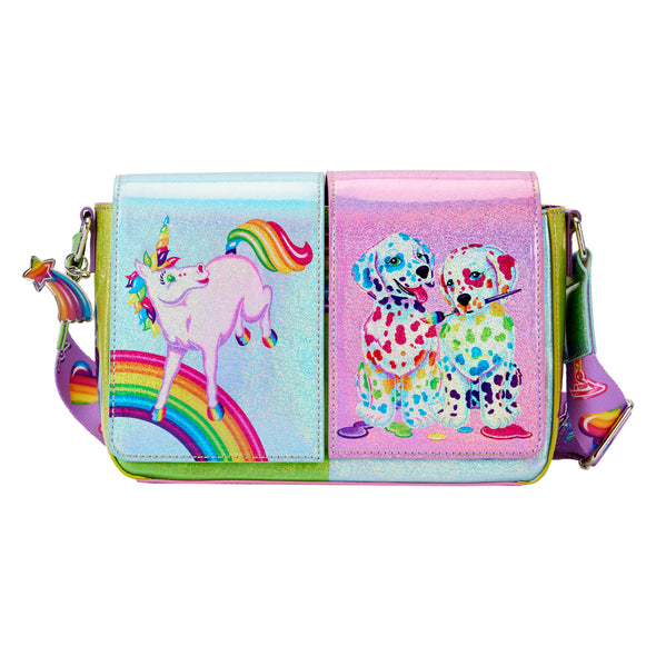 Loungefly Lisa Frank Color Block Crossbody