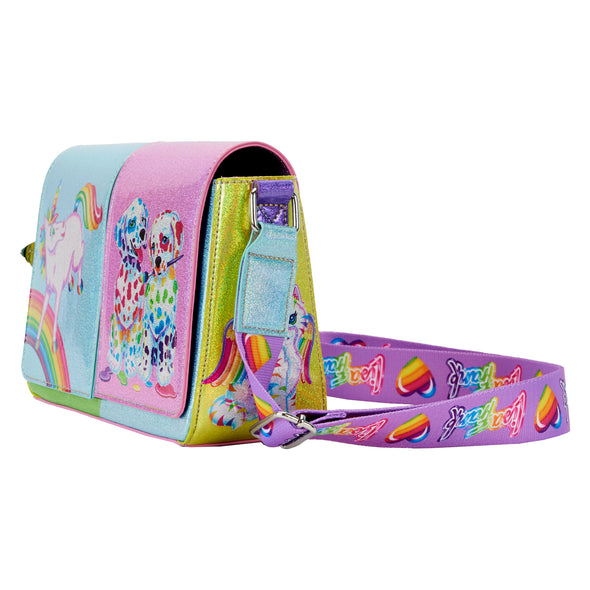 Loungefly Lisa Frank Color Block Crossbody