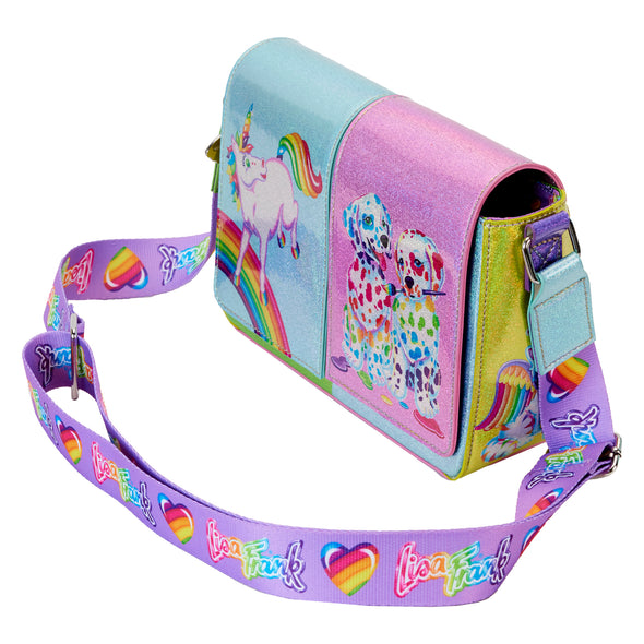 Loungefly Lisa Frank Color Block Crossbody