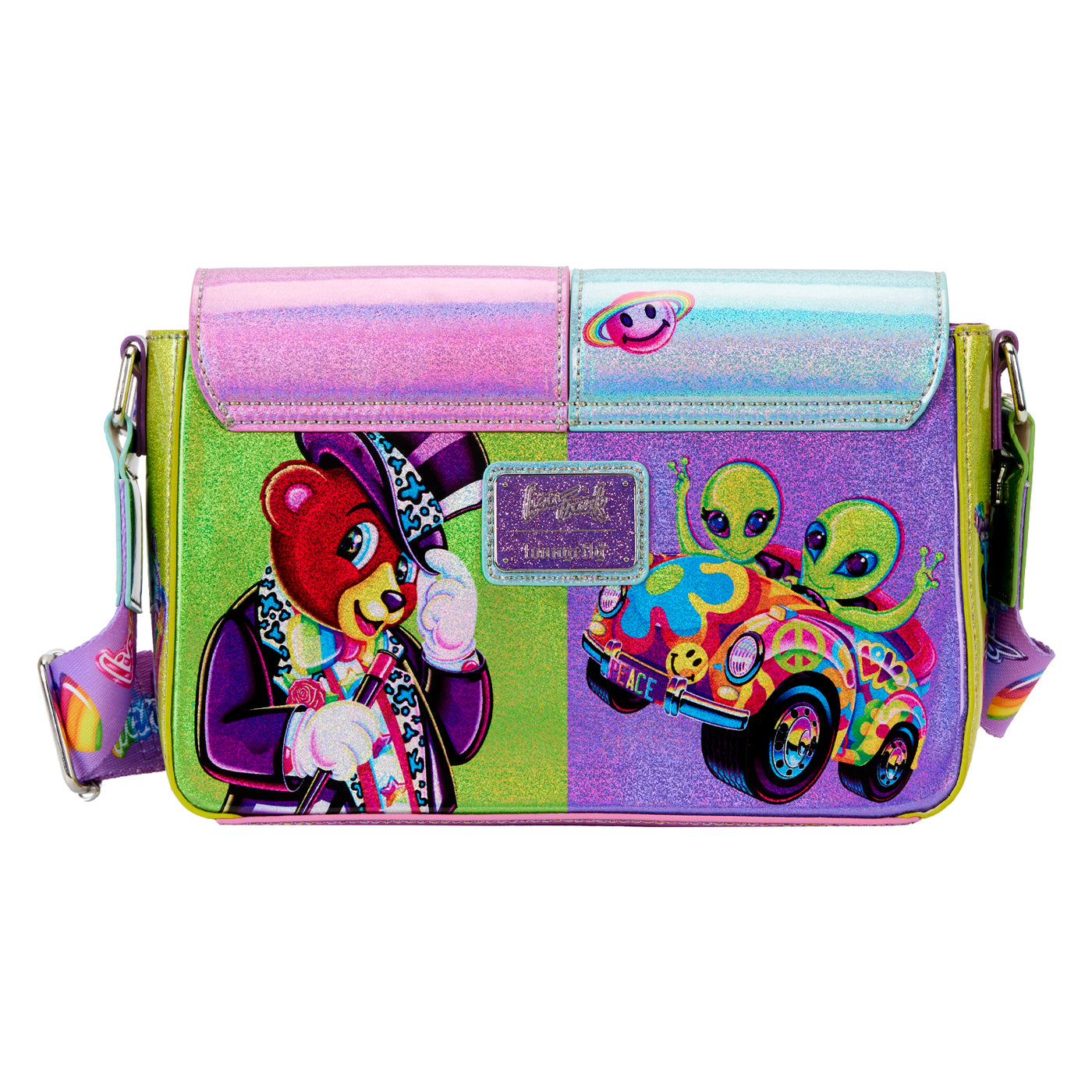 Loungefly Lisa Frank Color Block Crossbody – Modern Pinup