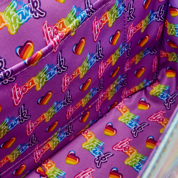 Loungefly Lisa Frank Color Block Crossbody