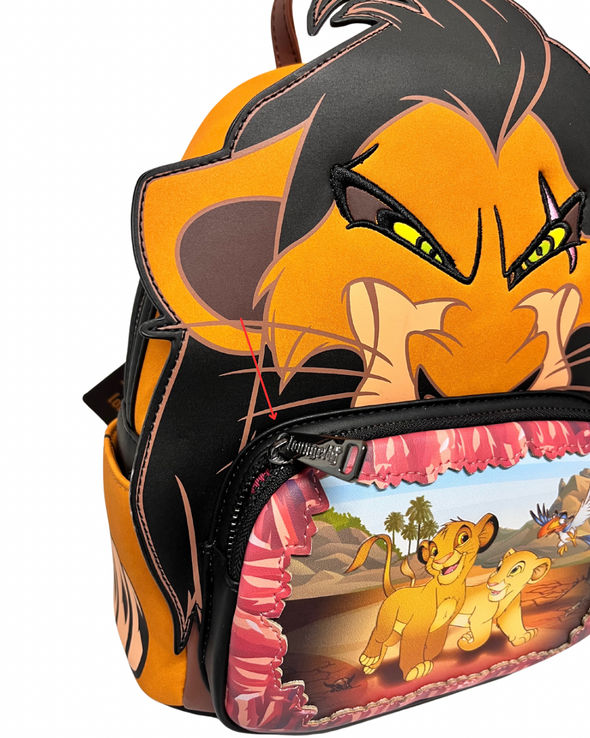 Loungefly Disney Lion King Scar Cosplay DEFECTIVES
