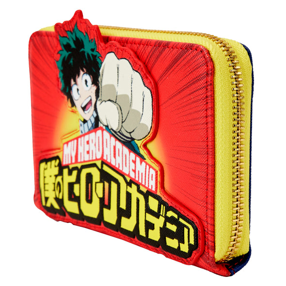 Loungefly My Hero Academia Izuku Punch Zip Around Wallet