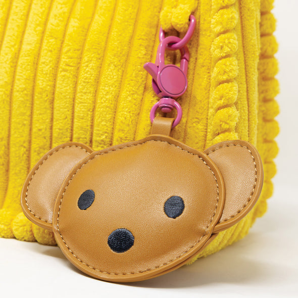 Whatever! Makes You Happy Miffy Corduroy Baguette Crossbody with Charm