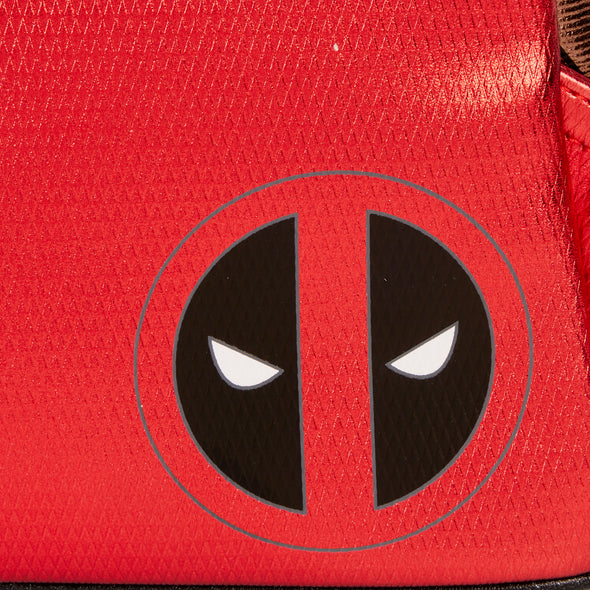 Loungefly Marvel Deadpool Metallic Collection Cosplay Mini Backpack
