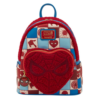Loungefly Marvel Spiderman Heart Mini Backpack