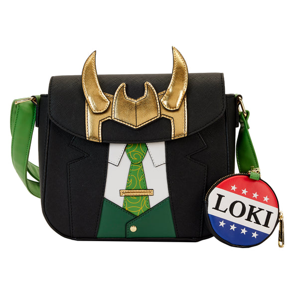Loungefly Marvel Loki for President Cosplay Crossbody