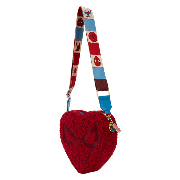 Loungefly Marvel Spiderman Heart Crossbody