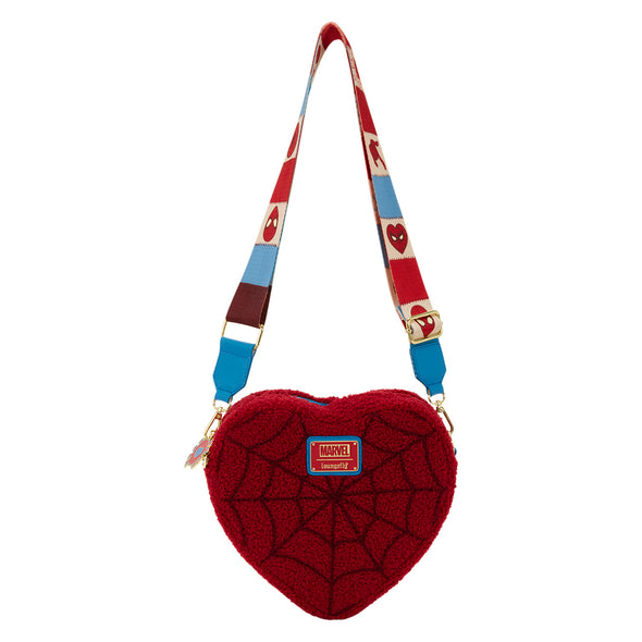 Loungefly Marvel Spiderman Heart Crossbody
