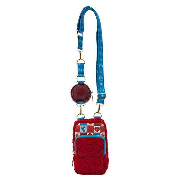 Loungefly Marvel Spiderman Cell Phone Crossbody