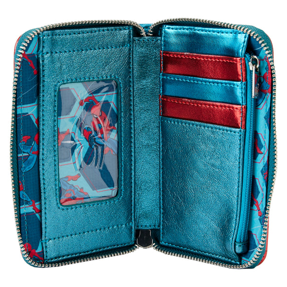 Loungefly Marvel Spiderman Shine Zip Around Wallet