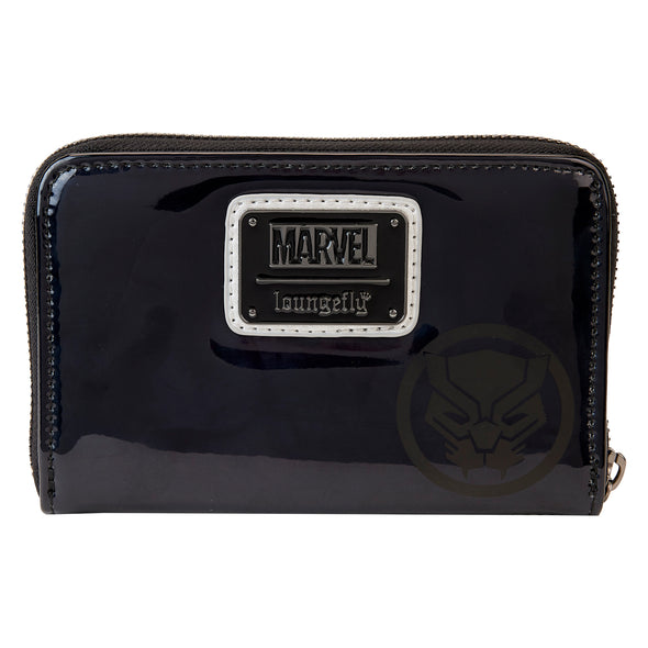 Loungefly Marvel Shine Black Panther Cosplay Zip Around Wallet