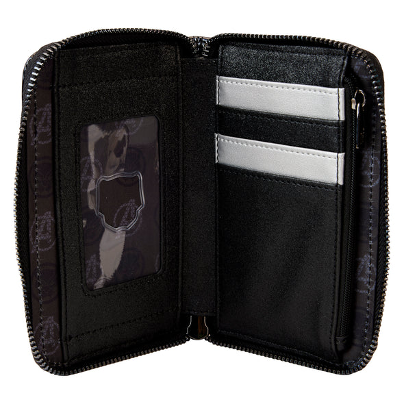 Loungefly Marvel Shine Black Panther Cosplay Zip Around Wallet