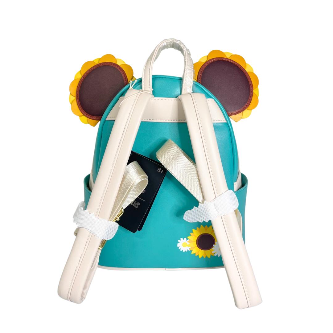 disney leather mini backpack Modern Pinup Exclusive Loungefly Disney Minnie Sunflower Mini Backpack