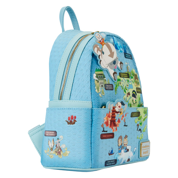 Loungefly Nickelodeon Avatar the Last Airbender Map Mini Backpack