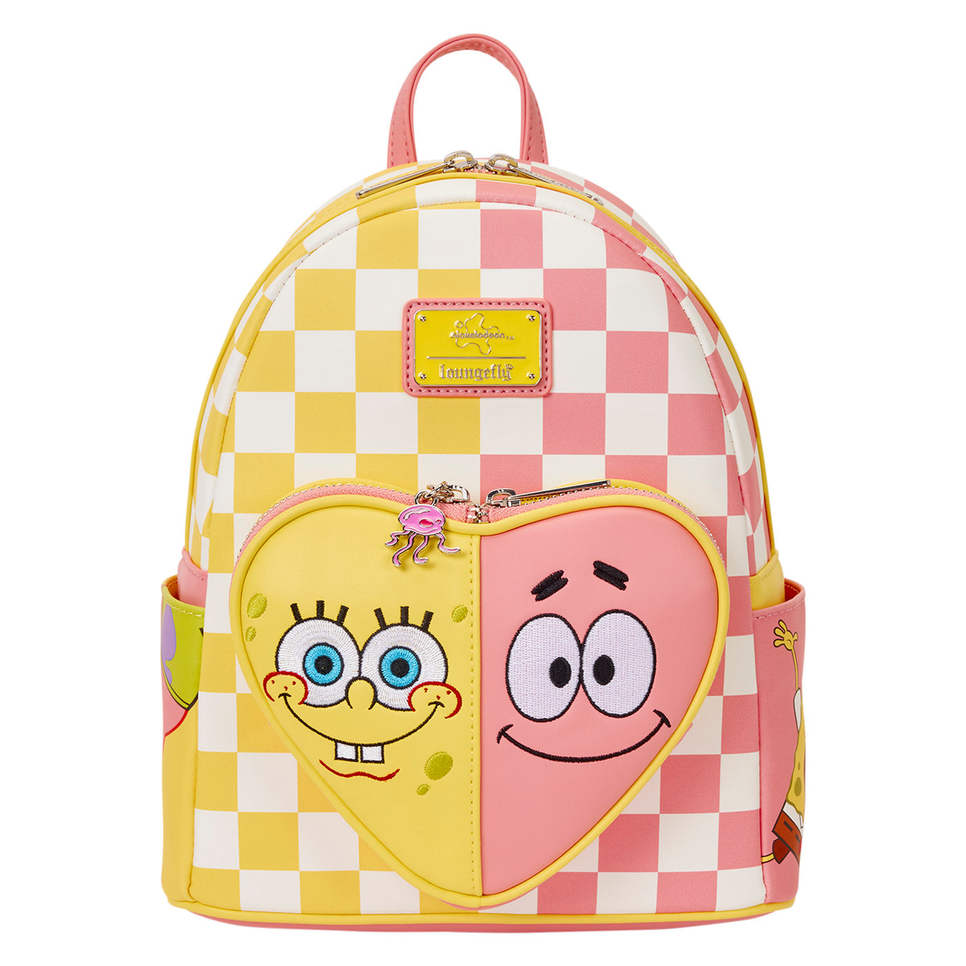 Loungefly SpongeBob SquarePants & Patrick Star Checkered Mini Backpack