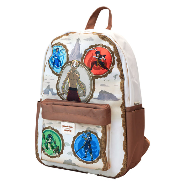 Loungefly Nickelodeon Avatar the Last Airbender Nylon Full Size Backpack