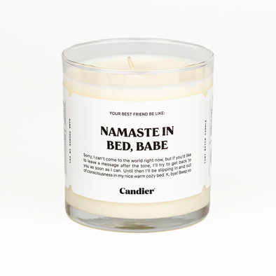 Candier Namaste in Bed, Babe Candle