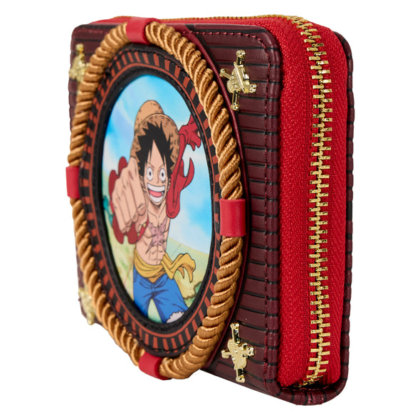 Loungefly Toei One Piece Zip Around Wallet