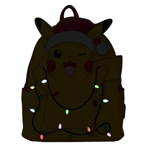 Loungefly Pokemon Santa Pikachu Mini Backpack