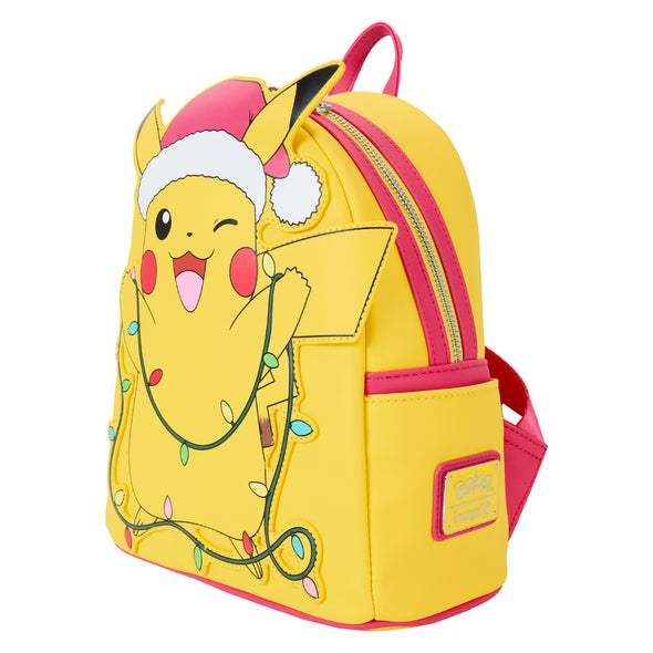 Loungefly Pokemon Santa Pikachu Mini Backpack