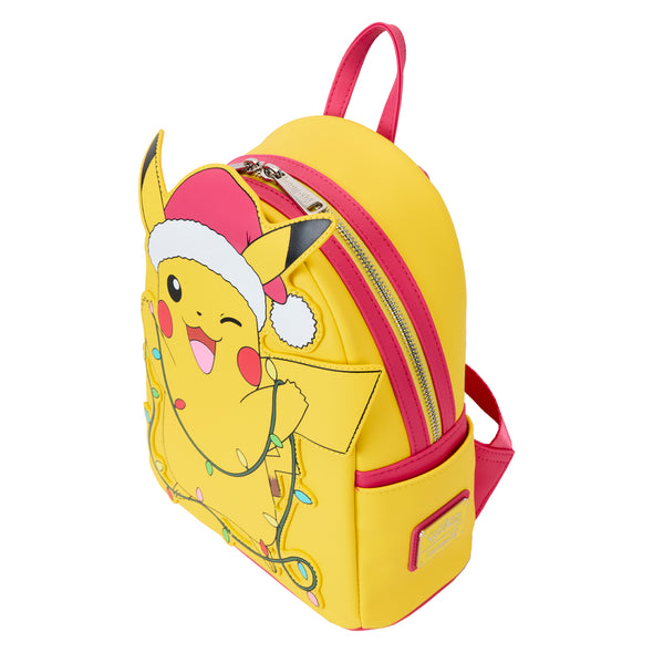 Loungefly Pokemon Santa Pikachu Mini Backpack