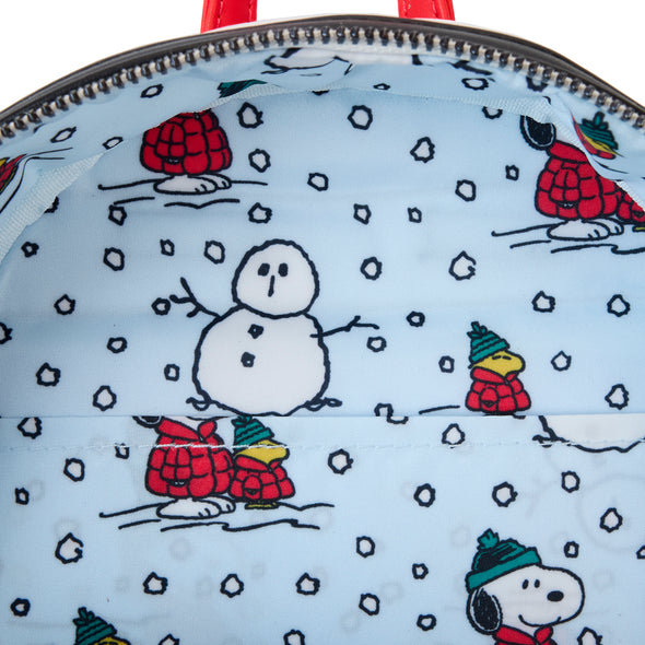 Loungefly Peanuts Snoopy Snow Day Mini Backpack
