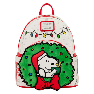 Loungefly Peanuts Plush Holiday Mini Backpack