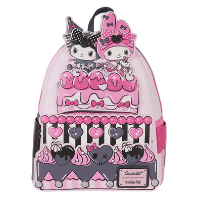 Loungefly Sanrio My Melody and Kuromi Cake Mini Backpack