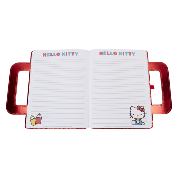 Loungefly Stationary Sanrio Hello Kitty 50th Anniversary Classic Lunchbox Journal