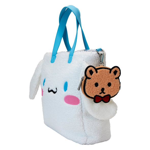Loungefly Sanrio Cinnamoroll Sherpa Tote With Coin Purse