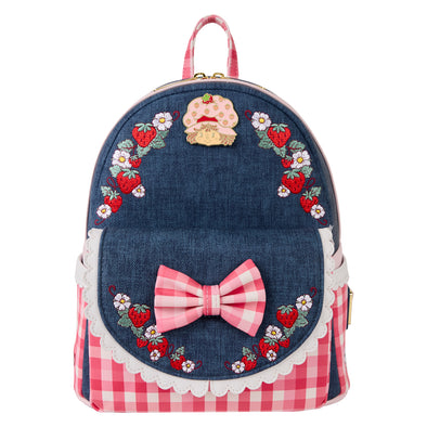 Loungefly Strawberry Shortcake Faux Denim Mini Backpack