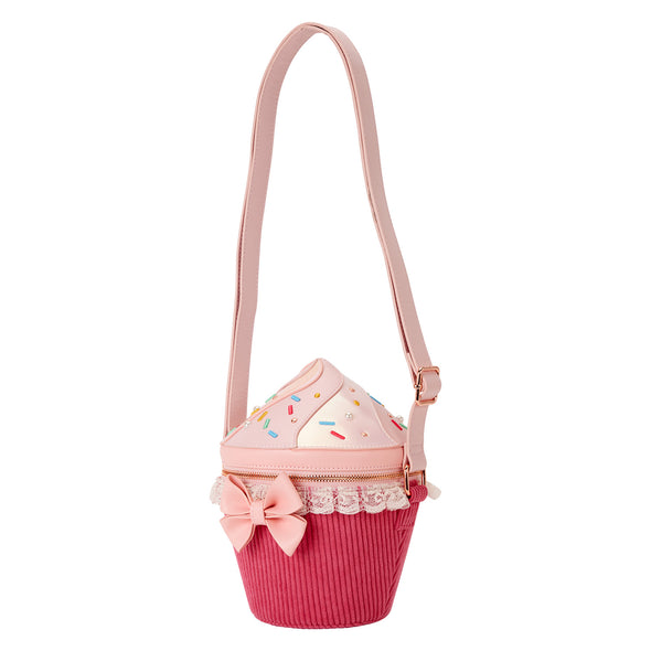 Loungefly Brand Figural Novelty Cupcake Crossbody Bag