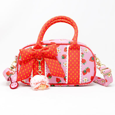 Whatever! Makes You Happy Strawberry Shortcake Duffelette Bag with Charm