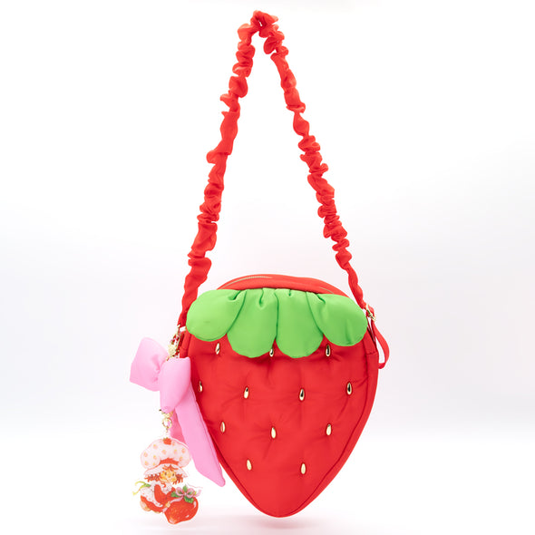 Whatever! Makes You Happy Strawberry Shortcake Quilted Strawberry Crossbody Bag