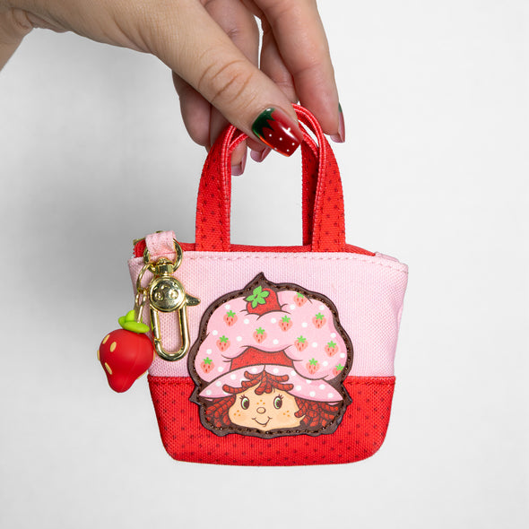 Whatever! Makes You Happy Strawberry Shortcake Besties Blind Box Mini Canvas Tote Bag Charms