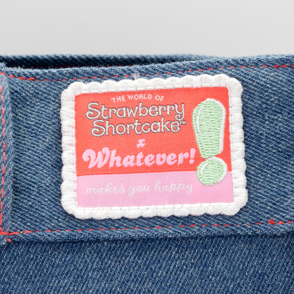 Whatever! Makes You Happy Strawberry Shortcake Denim Tote Bag