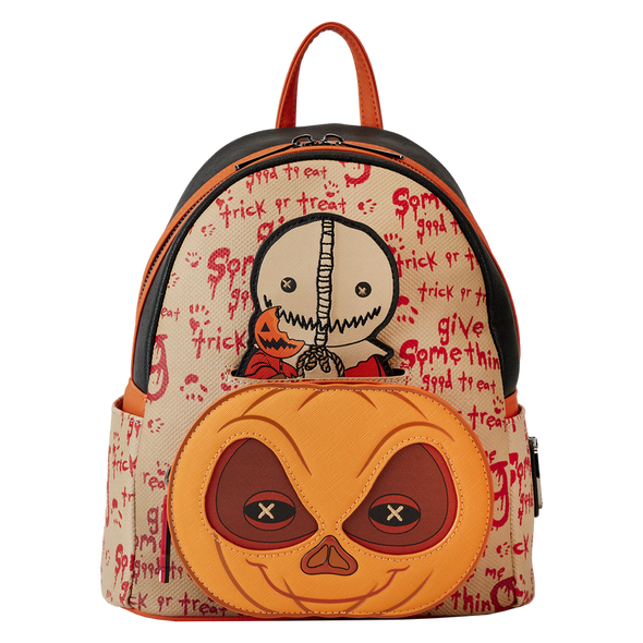 Loungefly Legendary Pictures Trick R Treat Pumpkin Cosplay Mini Backpack