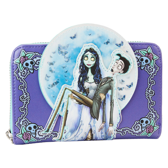 Loungefly WB Corpse Bride Moon Zip Around Wallet