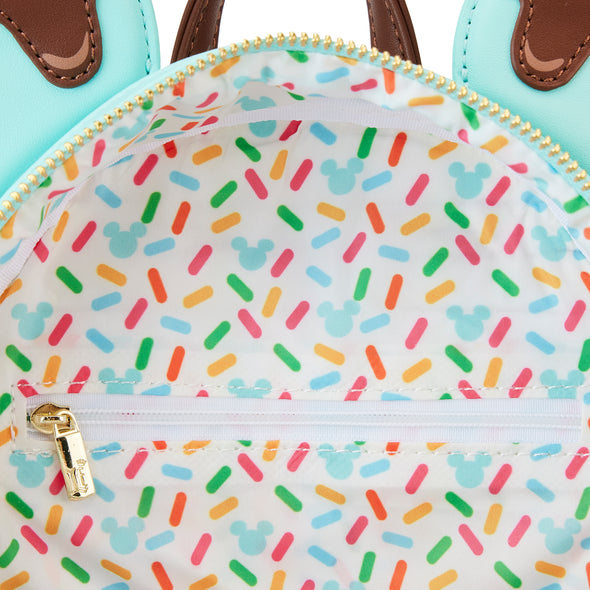 Loungefly Disney Mickey and Minnie Sweets Ice Cream Mini Backpack