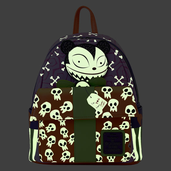 Loungefly Disney Nightmare Before Christmas Scary Teddy Present Mini Backpack