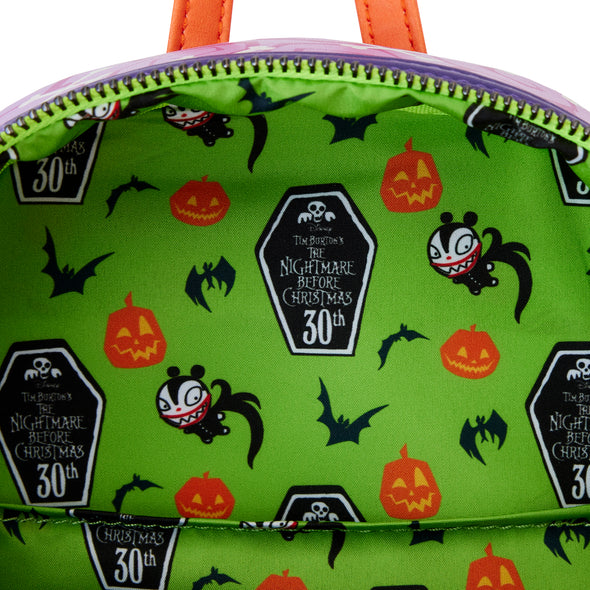 Loungefly Disney Nightmare Before Christmas Scary Teddy Present Mini Backpack