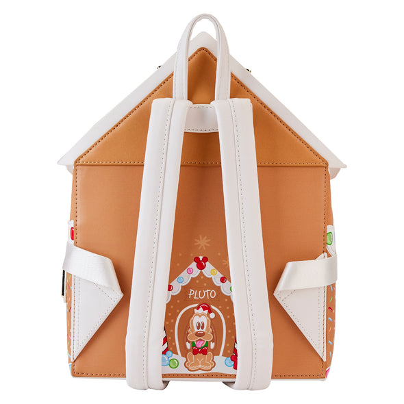 Loungefly Disney Mickey and Friends Gingerbread House Mini Backpack