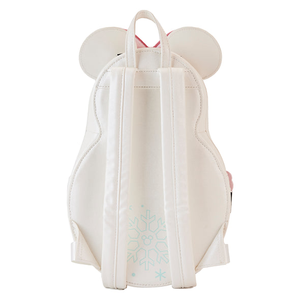 Loungefly Disney Minnie Pastel Figural Snowman Mini Backpack