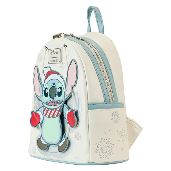 Loungefly Disney Stitch Snow Angel Cosplay Mini Backpack