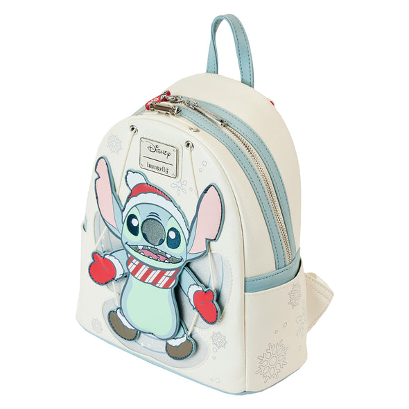 Loungefly Disney Stitch Snow Angel Cosplay Mini Backpack