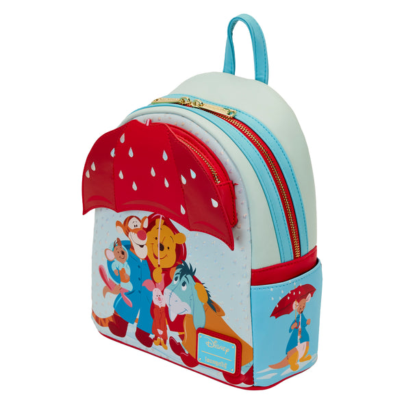 Loungefly Disney Winnie the Pooh and Friends Rainy Day Mini Backpack