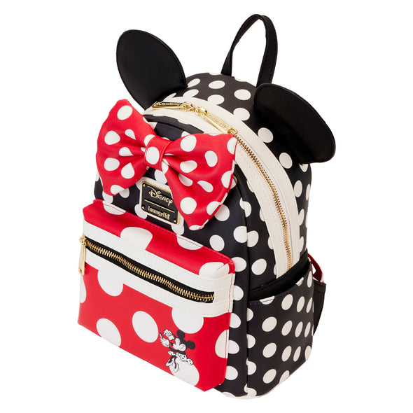 Loungefly Disney Minnie Rocks the Dots Classic Mini Backpack